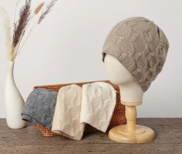 Cashmere Wool Beanie Hats