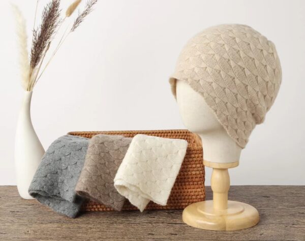 Cashmere Wool Beanie Hats